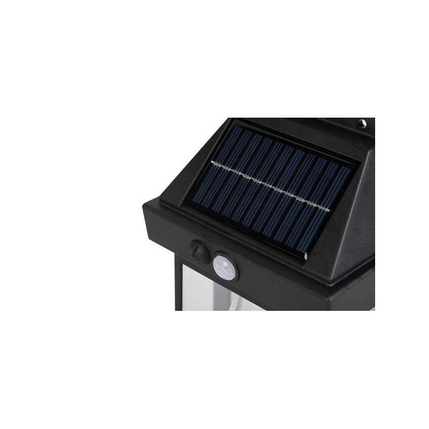 LED Ulkotila aurinkokenno seinävalaisin anturilla LED/1W/230V 1200mAh IP65