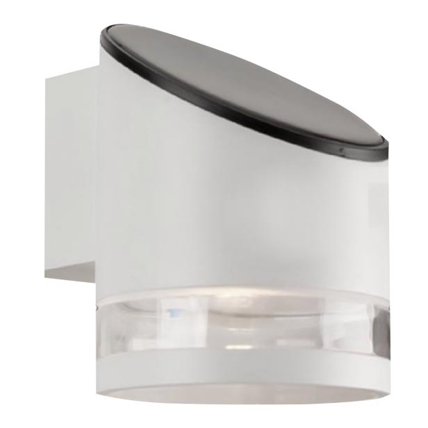 LED Ulkotila aurinkokenno seinävalaisin LED/1W/3,7V 3000K IP54 valkoinen