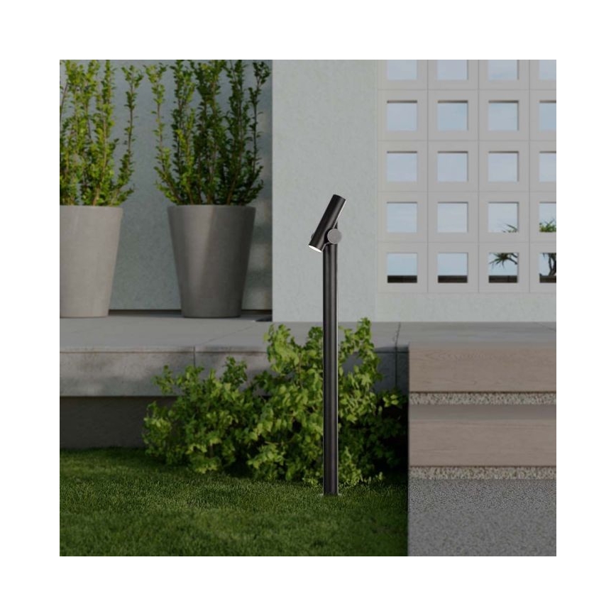 LED Ulkotila flexible lamppu LED/4W/230V 3000K IP44 100 cm musta