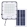 LED Ulkotila himmennettävä aurinko valonheitin LED/100W/3,2V 4500K IP65 musta + kauko-ohjaus