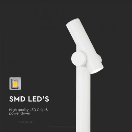 LED Ulkotila joustava lamppu LED/4W/230V 4000K IP44 100 cm valkoinen