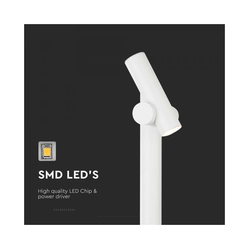 LED Ulkotila joustava lamppu LED/4W/230V 4000K IP44 100 cm valkoinen