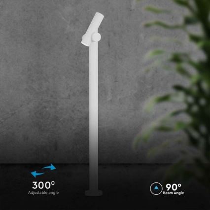 LED Ulkotila joustava lamppu LED/4W/230V 4000K IP44 100 cm valkoinen