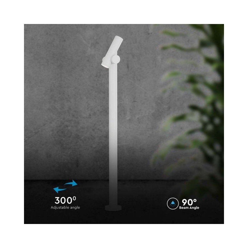 LED Ulkotila joustava lamppu LED/4W/230V 4000K IP44 100 cm valkoinen