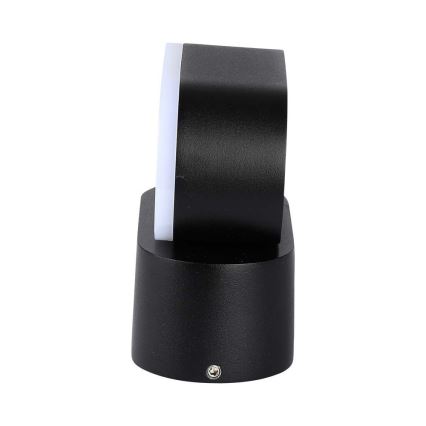 LED Ulkotila joustava seinävalaisin LED/5W/230V 3000K IP65 musta
