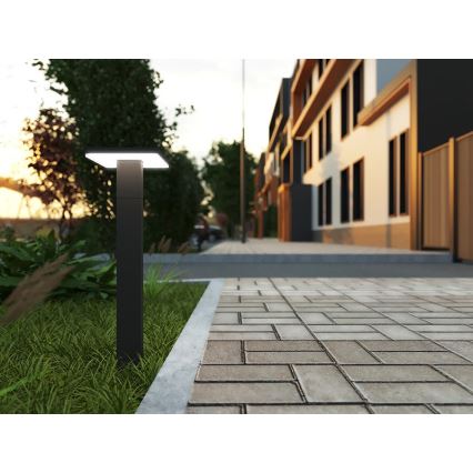 LED-ulkovalaisin anturilla BARI LED/10W/230V 4000K 60 cm IP54 antrasiitti