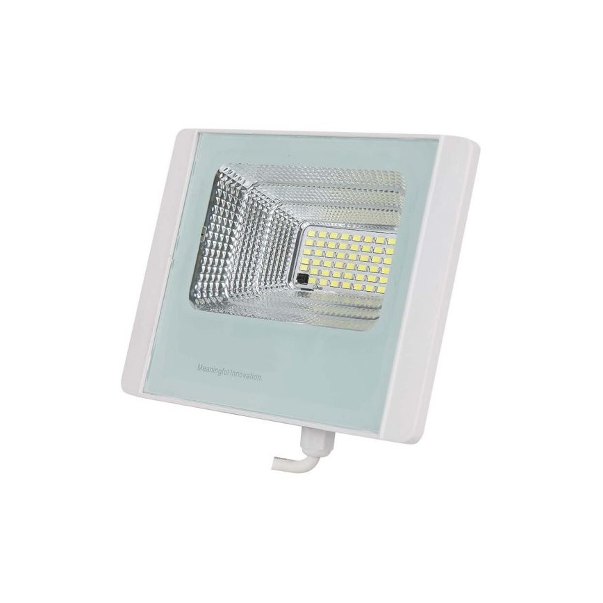 LED Ulkokäyttöön tarkoitettu aurinkokennovalo LED/12W/3,2V IP65 4000K 5000 mAh + kaukosäädin