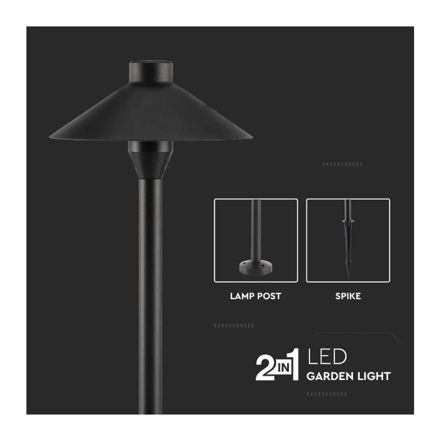 LED-ulkovalaisin GARDEN LED/7W/230V 3000K IP65