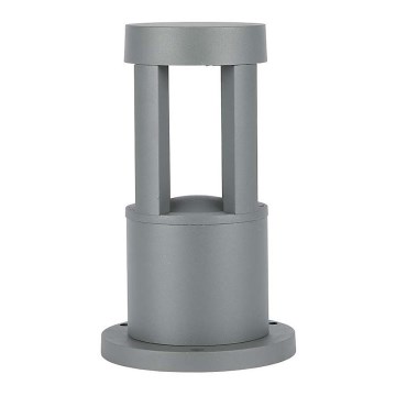LED Ulkovalaisin LED/10W/230V 25cm 3000K IP65 harmaa