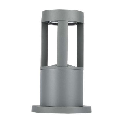 LED Ulkovalaisin LED/10W/230V 25cm 3000K IP65 harmaa