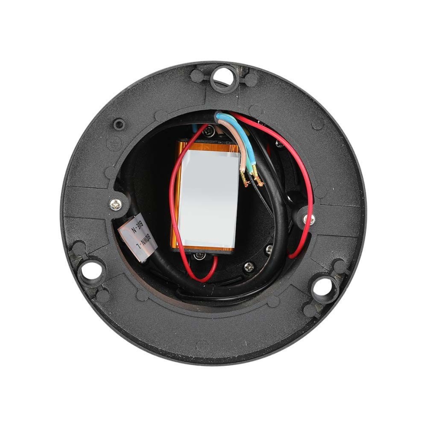 LED Ulkovalaisin LED/10W/230V 25cm 3000K IP65 musta