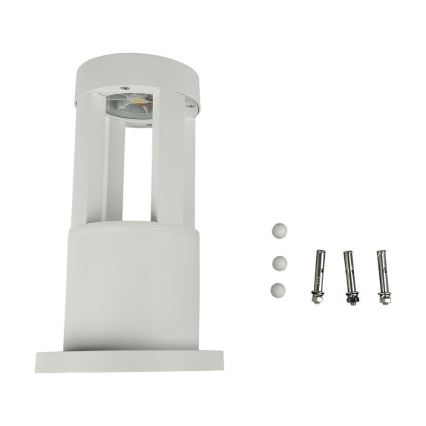 LED Ulkovalaisin LED/10W/230V 25cm 6400K IP65 valkoinen
