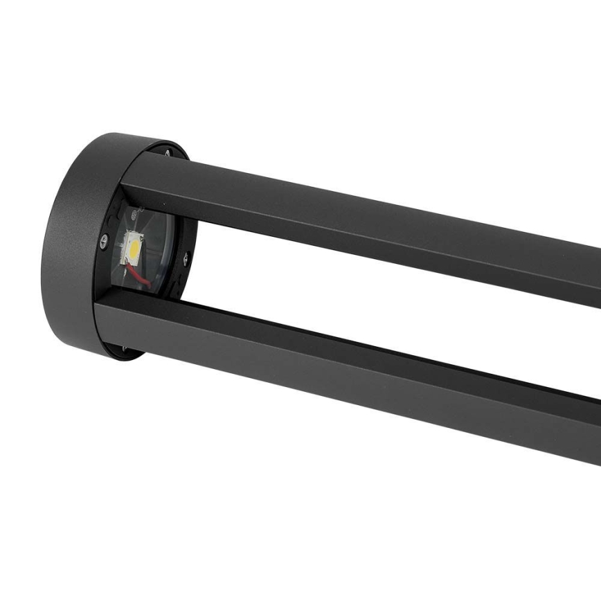 LED Ulkovalaisin LED/10W/230V 80cm 6400K IP65 musta