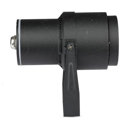 LED Ulkovalaisin LED/12W/230V 3000K musta IP65