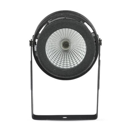LED Ulkovalaisin LED/12W/230V 3000K musta IP65