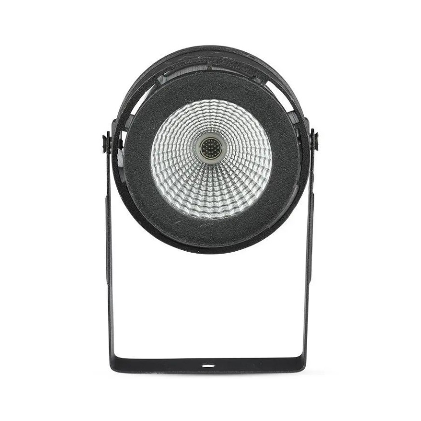 LED Ulkovalaisin LED/12W/230V 3000K musta IP65