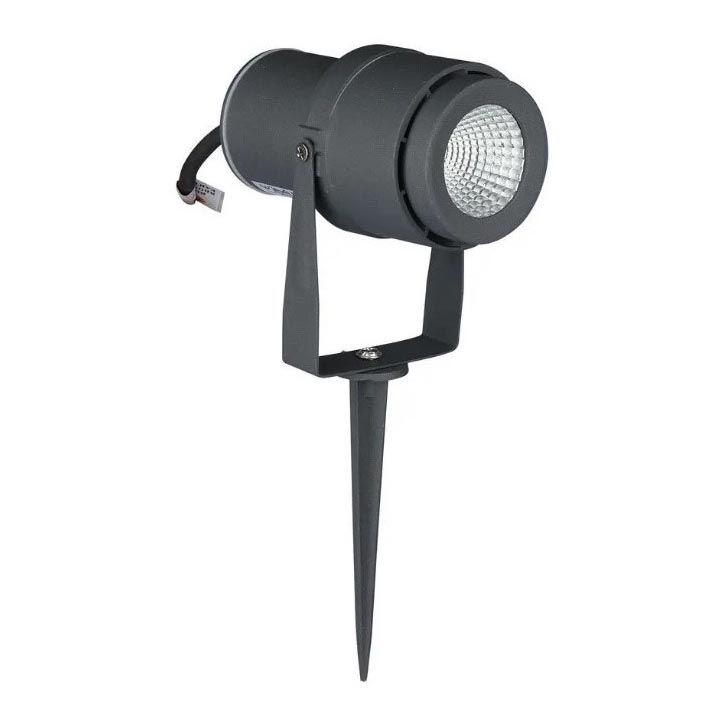 LED Ulkovalaisin LED/12W/230V 4000K antrasiitti IP65