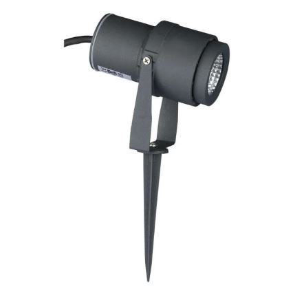 LED Ulkovalaisin LED/12W/230V 4000K antrasiitti IP65