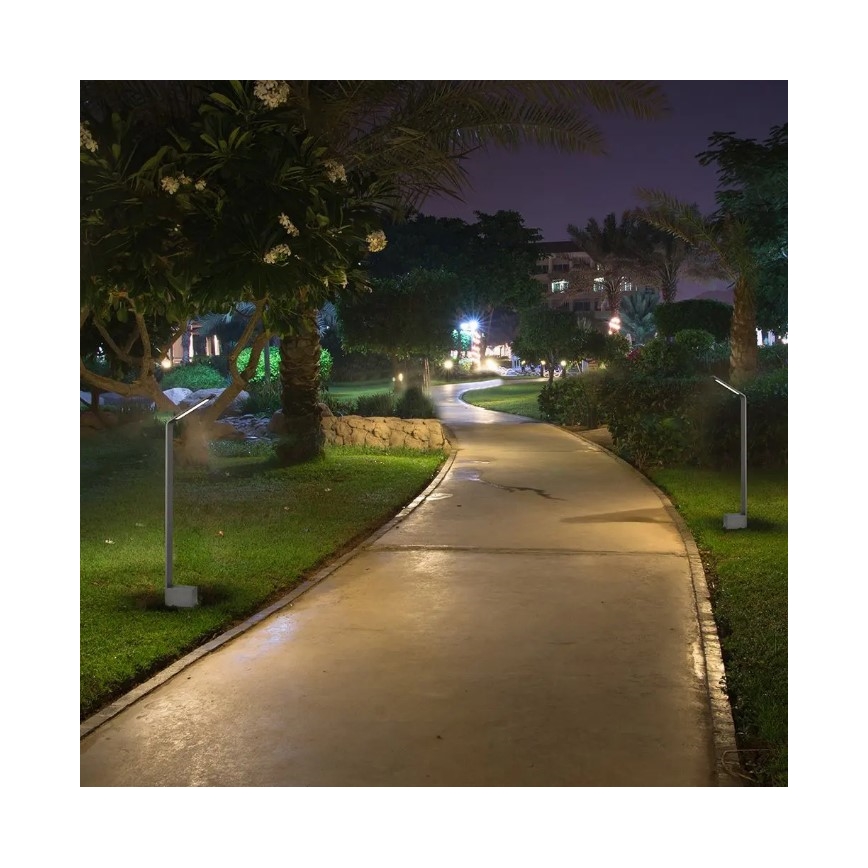 LED ulkovalaisin LED/6W/230V IP65 antrasiitti