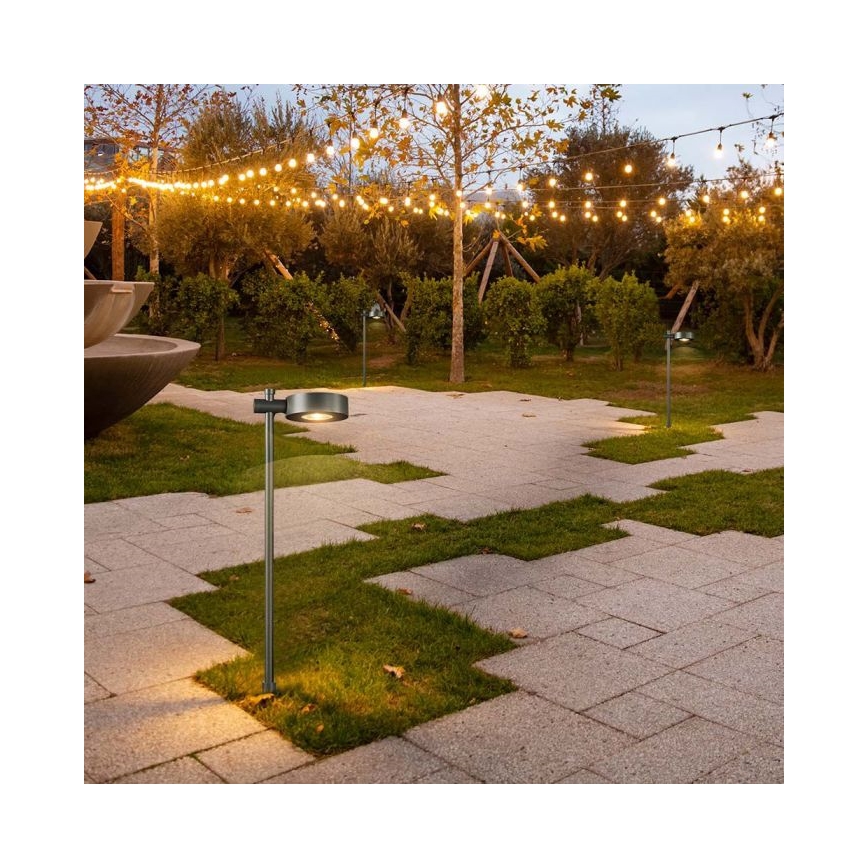 LED-ulkovalaisin LED/7W/230V 3000K IP65, musta, 102 cm