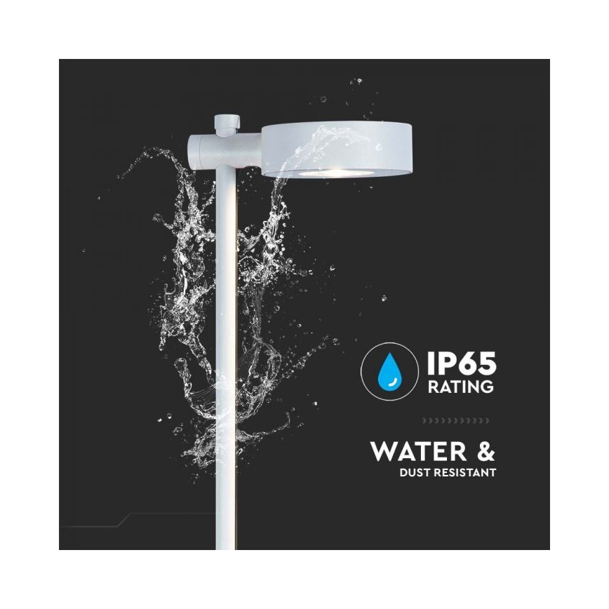 LED-ulkovalaisin LED/7W/230V 3000K IP65 valkoinen