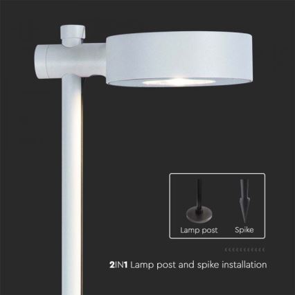 LED-ulkovalaisin LED/7W/230V 4000K IP65 valkoinen