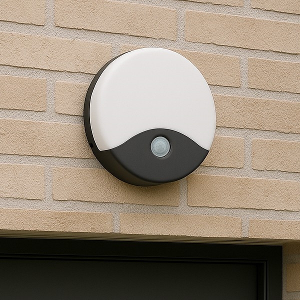 LED-ulkovalaisin liiketunnistimella LED/18W/230V IP44 antrasiitti