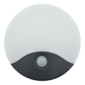 LED-ulkovalaisin seinäasennukseen liiketunnistimella, 18 W, 230 V, IP44, valkoinen
