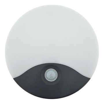 LED-ulkovalaisin seinäasennukseen liiketunnistimella, 18 W, 230 V, IP44, valkoinen
