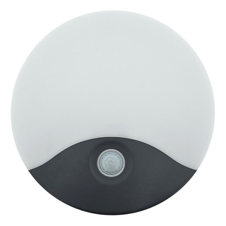 LED-ulkovalaisin seinäasennukseen liiketunnistimella, 18 W, 230 V, IP44, valkoinen