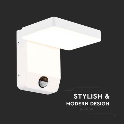 LED joustava seinäulkovalo LED/17W/230V IP65 3000K valkoinen