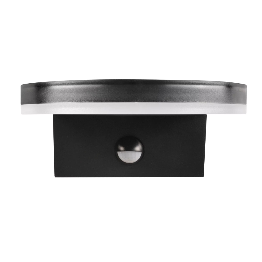 LED Ulkovalo anturilla TESA LED/10W/230V IP54 musta