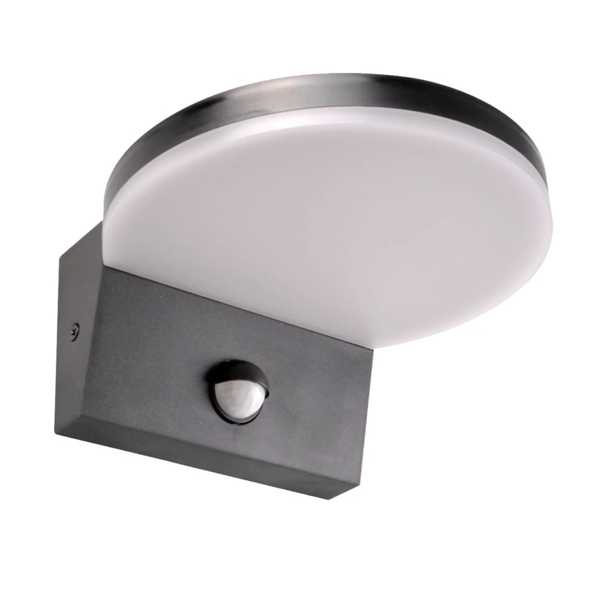 LED Ulkovalo anturilla TESA LED/10W/230V IP54 musta
