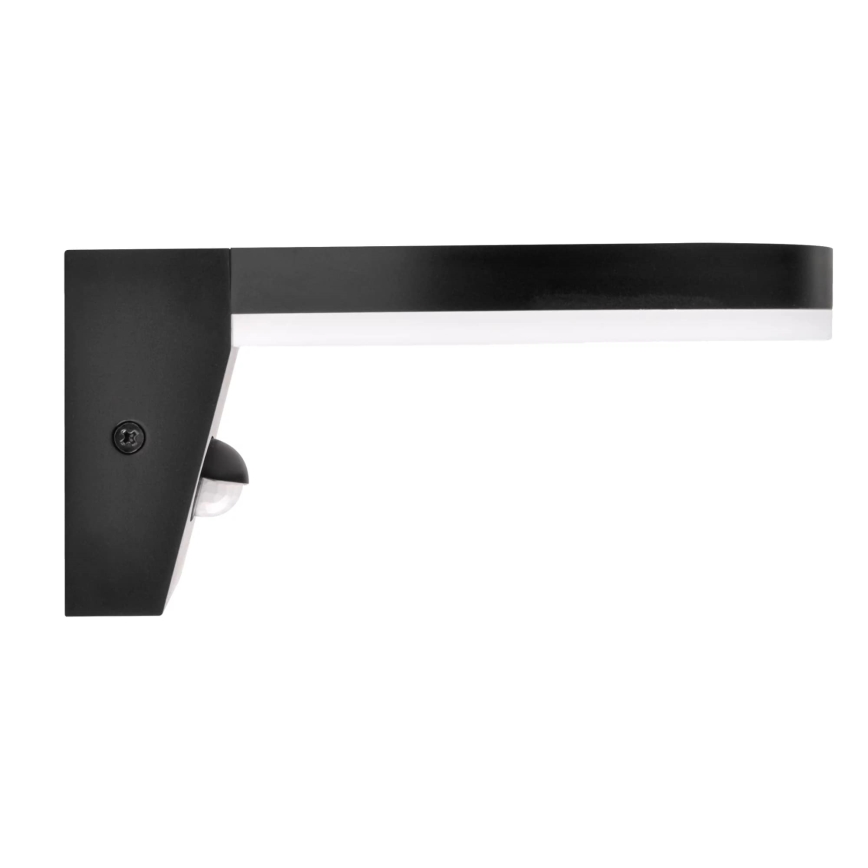 LED Ulkovalo anturilla TESA LED/10W/230V IP54 musta