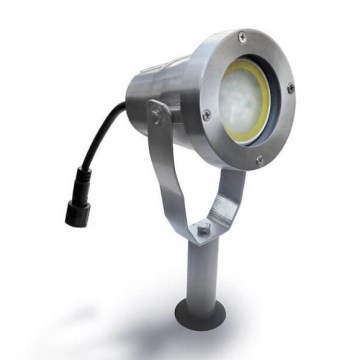 LED-ulkovalo EASY CONNECT 1xGU10/4W/230V IP67 mattakromi