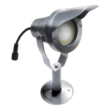 LED-ulkovalo EASY CONNECT 1xGU10/6,5W/230V IP67 mattakromi
