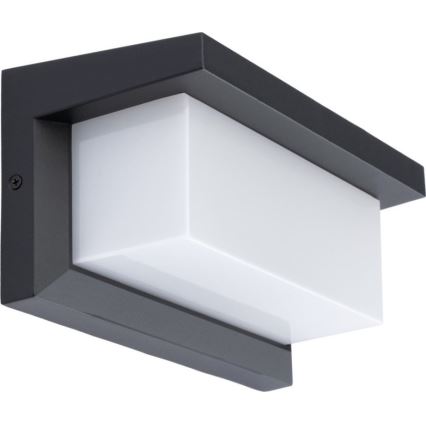 LED-ulkoseinävalaisin kanssa polttimo hämäräanturilla NEELY 1xE27/9W/230V IP54 antrasiitti