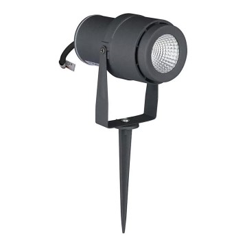 LED-ulkovalo LED/12W/100-240V IP65 harmaa - vihreä valo