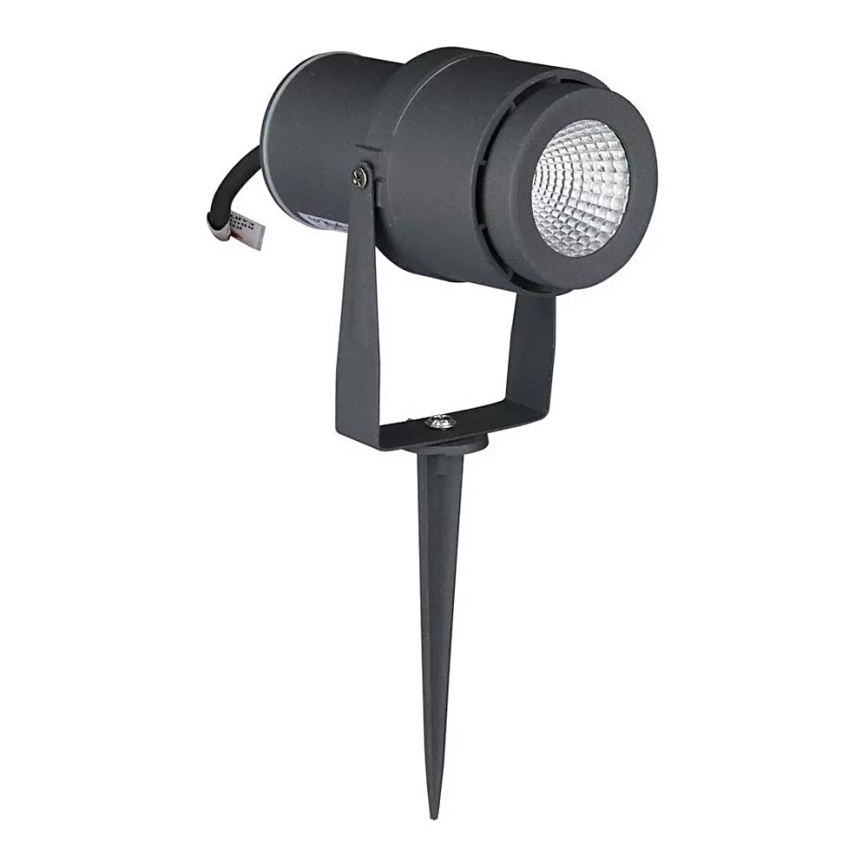 LED-ulkovalo LED/12W/100-240V IP65 harmaa - vihreä valo