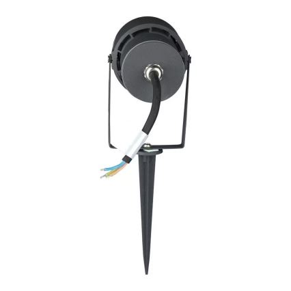 LED-ulkovalo LED/12W/100-240V IP65 harmaa - vihreä valo