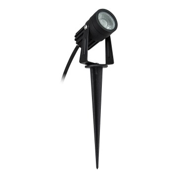 LED-ulkovalo LED/3W/230V 2800K IP67 musta