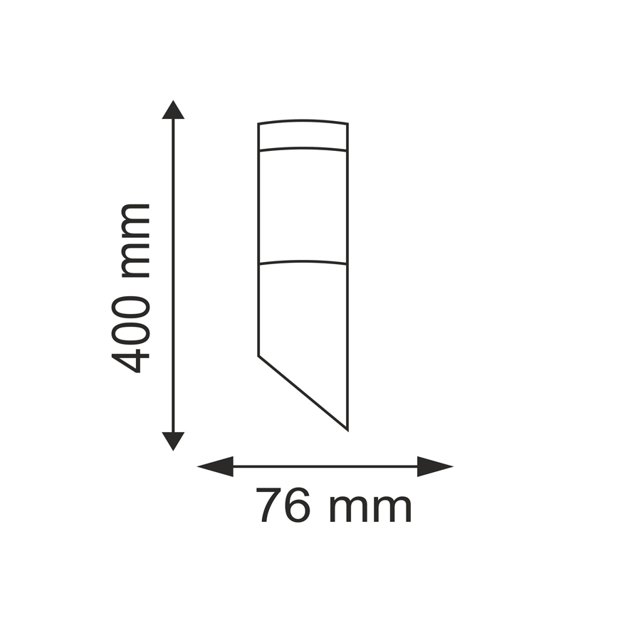 LED-ulkovalo LIVIA 1xE27/7W/230V 4000K IP44
