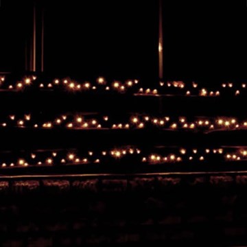 LED Ulkovaloketju 70m 1000xLED/0,06W/230V lämpimänvalkoinen IP44