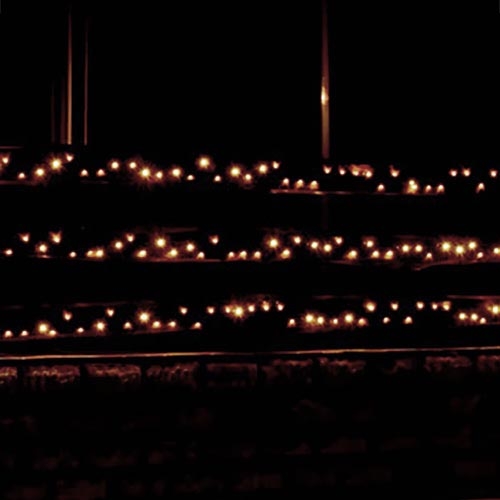 LED Ulkovaloketju 70m 1000xLED/0,06W/230V lämpimänvalkoinen IP44
