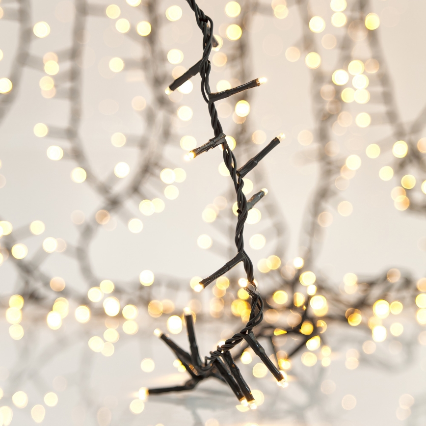 LED-ulkovaloketju SNAKE 800 LED 19,1 m IP44 lämmin valkoinen