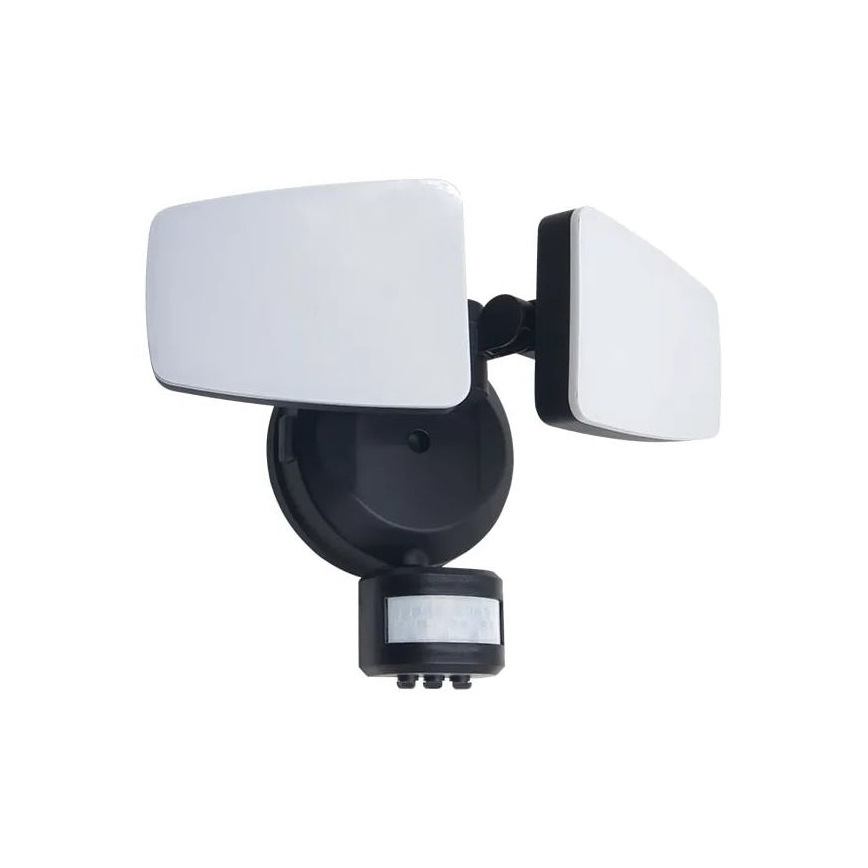 LED-ulkovalonheitin anturilla LED/24W/230V 3000/4000/6000K IP54 musta