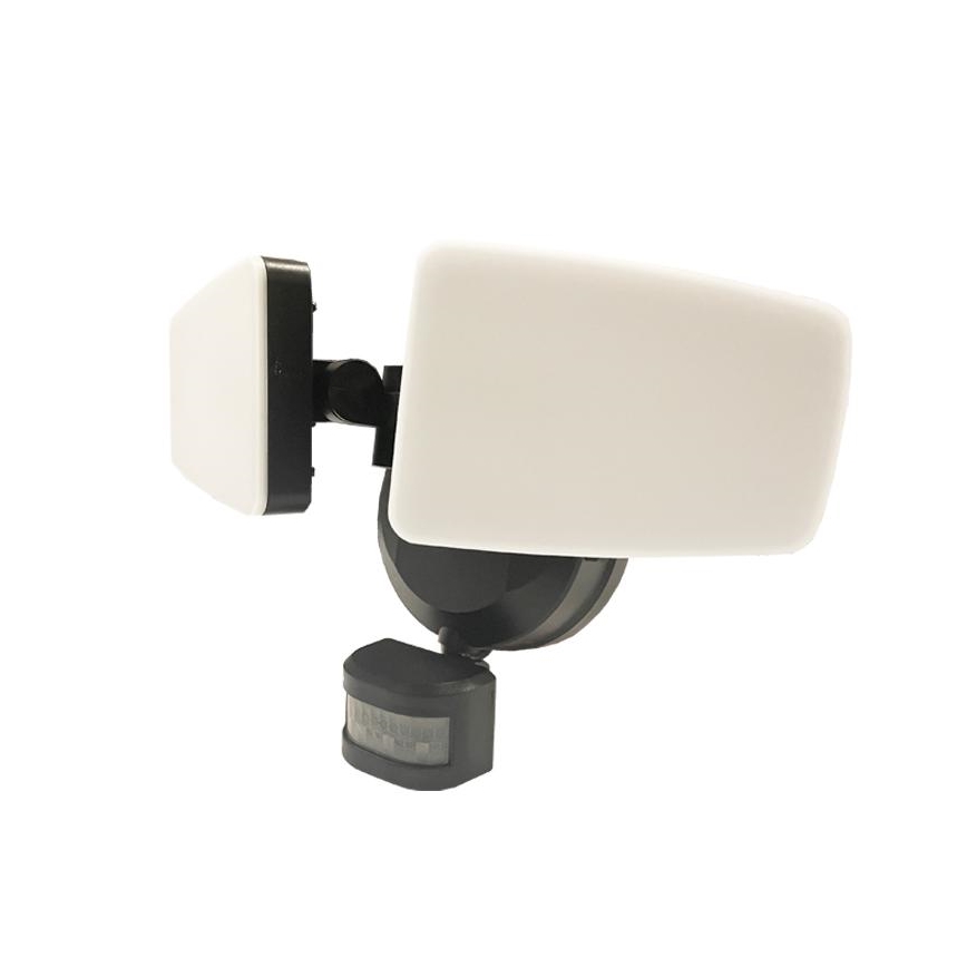 LED-ulkovalonheitin anturilla LED/24W/230V 3000/4000/6000K IP54 musta