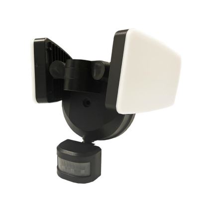LED-ulkovalonheitin anturilla LED/24W/230V 3000/4000/6000K IP54 musta