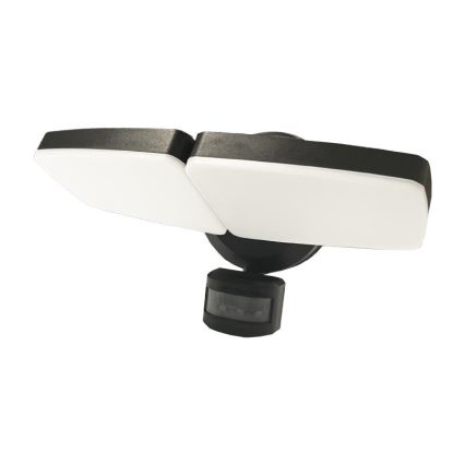 LED-ulkovalonheitin anturilla LED/24W/230V 3000/4000/6000K IP54 musta