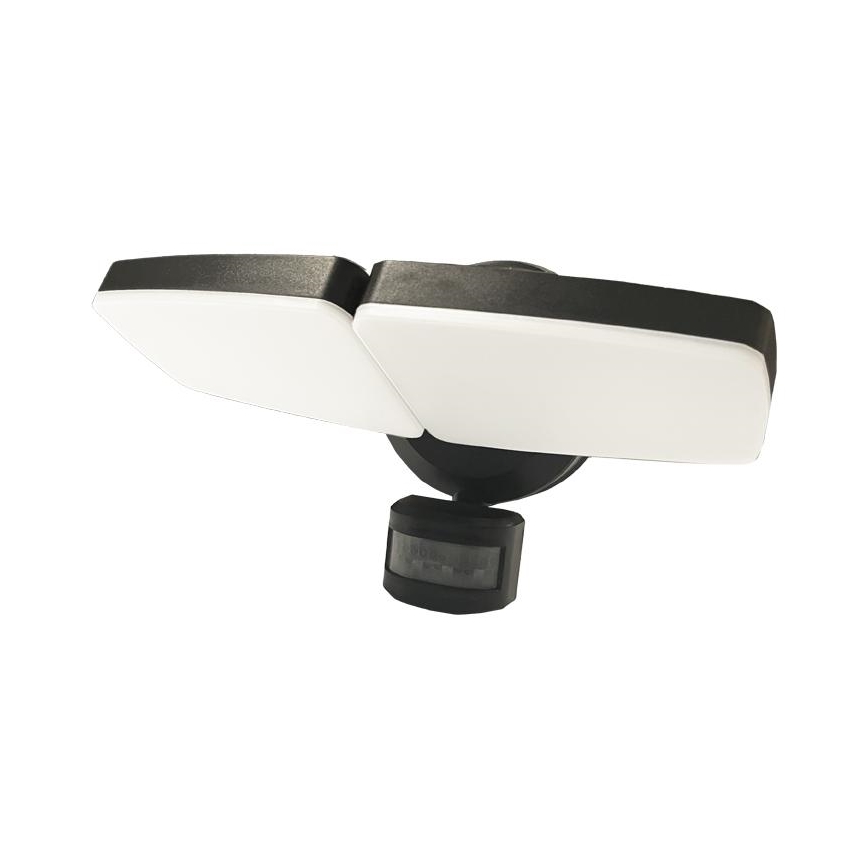 LED-ulkovalonheitin anturilla LED/24W/230V 3000/4000/6000K IP54 musta